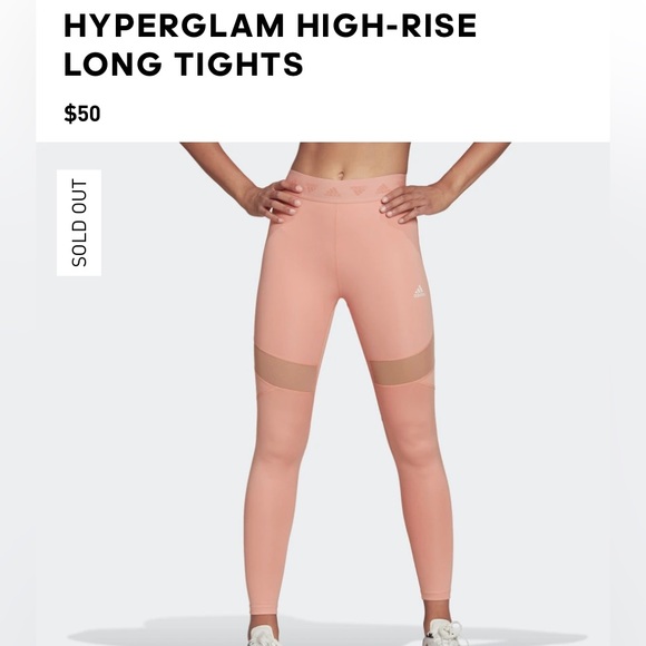 Adidas Hyperglam High Rise Tights - Picture 8 of 8